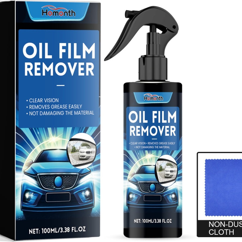 Car Glass Oil Film Remover — Crystal-Clear, Streak-Free Vision