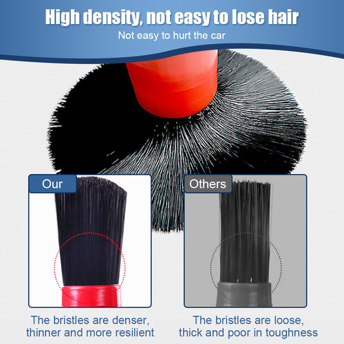 Car Detailing Brush Set — Soft Bristle Cleaning Brushes (5-Piece)