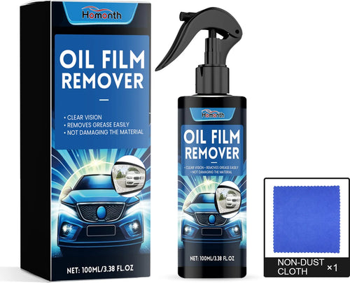 Car Glass Oil Film Remover — Crystal-Clear, Streak-Free Vision